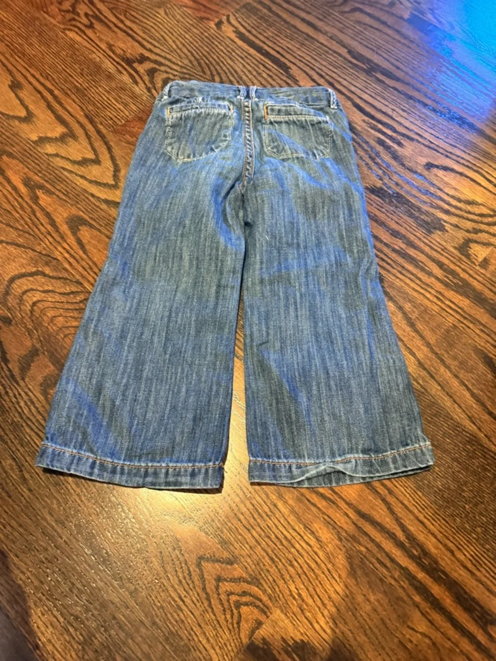 GAP Baby Denim Jeans in Medium Blue with Orange Stitching